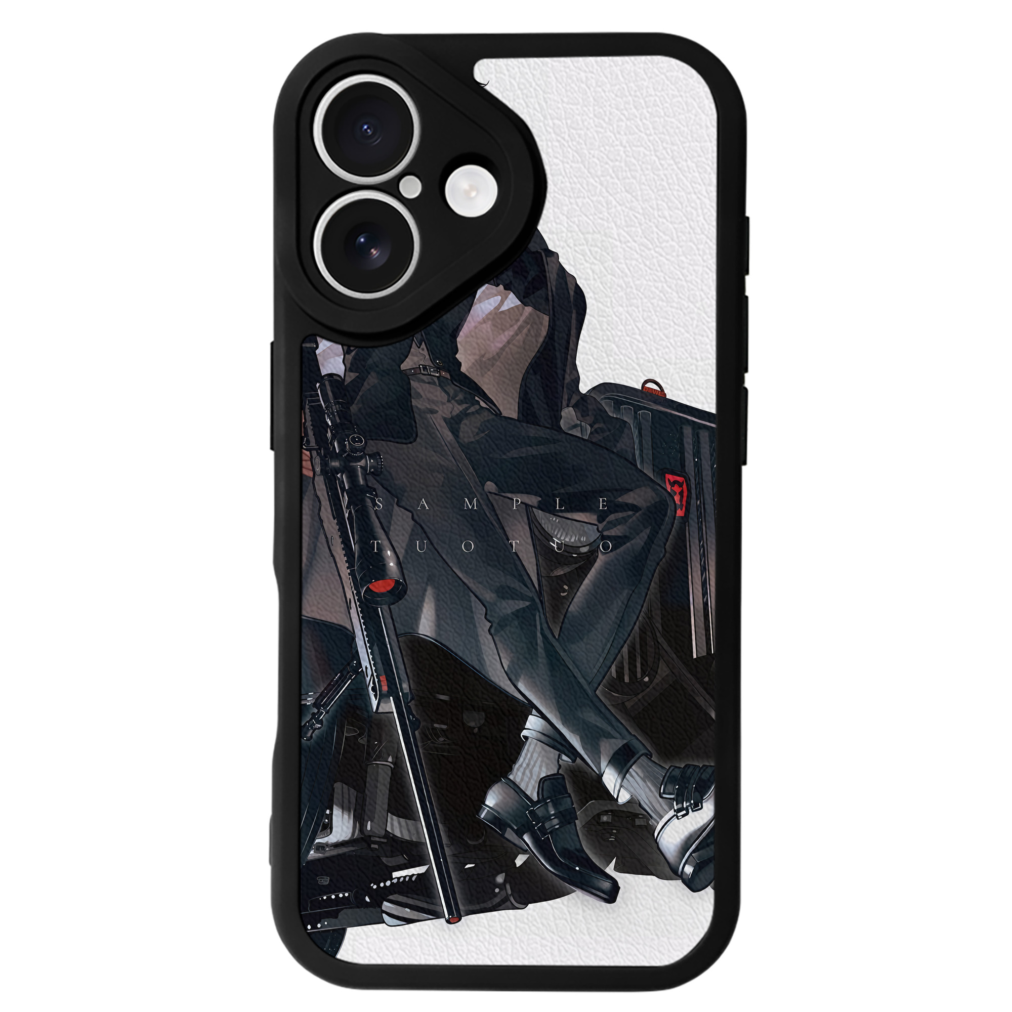 （画像用） 文豪ストレイドッグス Bungo Stray Dogs 【iPhone 16シリーズ対応】シリコンスマホケース（レザー調） 材質：シリコン